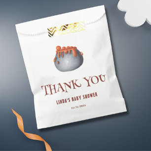 Sachets En Papier Un bébé brasse le Baby shower d'Halloween Merci