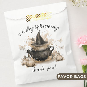Sachets En Papier Un bébé brasse un Baby shower neutre d'Halloween