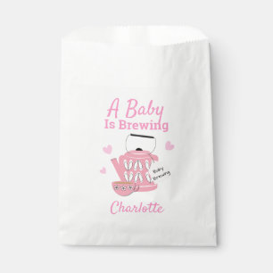 Sachets En Papier Un bébé est en train de brasser rose bébé fill