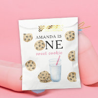 Un biscuit doux et le lait fille premier anniversa