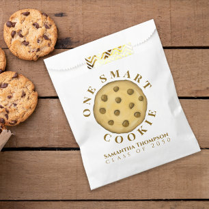 Sachets En Papier Un Cookie Intelligent Diplômé Simple Party Favoris