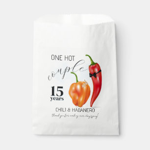Sachets En Papier Un Couple Chaud Piment De Mariage Anniversaire
