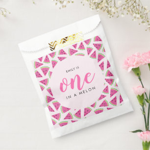 Sachets En Papier Un dans un melon 1er anniversaire