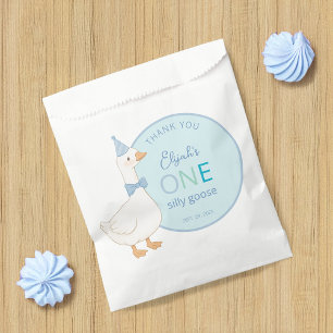 Sachets En Papier Un Garçon Bleu Silly Goose Premier Anniversaire Me