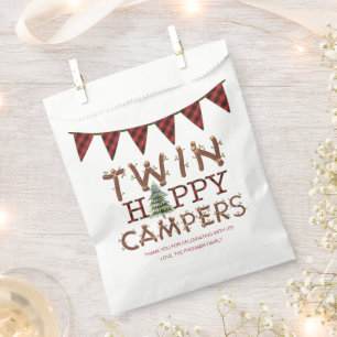 Sachets En Papier Un Joyeux Camper Twin Anniversaire Merci Favoriser