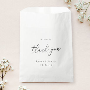 Sachets En Papier Un Merci doux Mariage Doughnut Bonbons