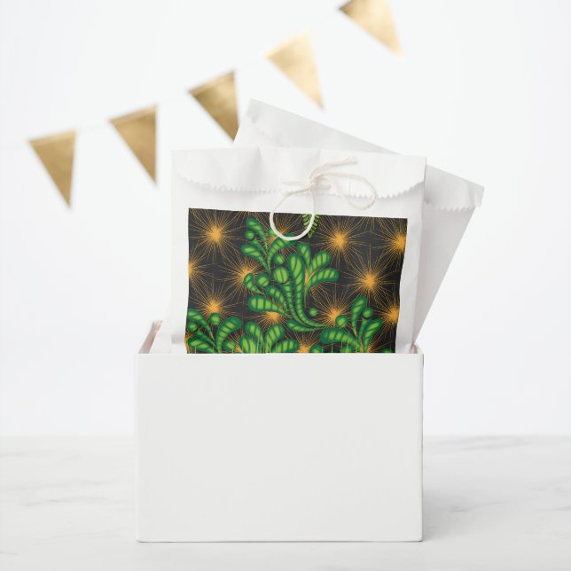 Sachets En Papier un miroir et quelques plantes (Fête)
