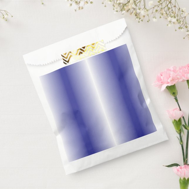 Sachets En Papier Un motif géométrique bleu complexe avec symétrie (Scellé)