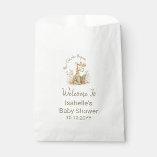 Sachets En Papier Un nouveau chapitre commence Giraffe Storybook Bab