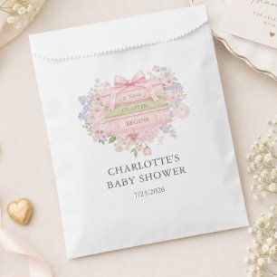 Sachets En Papier Un nouveau chapitre commence Pochette de faveur de