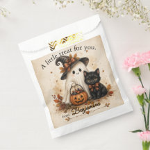Un petit cadeau pour vous Vintage Fantôme & Chat N