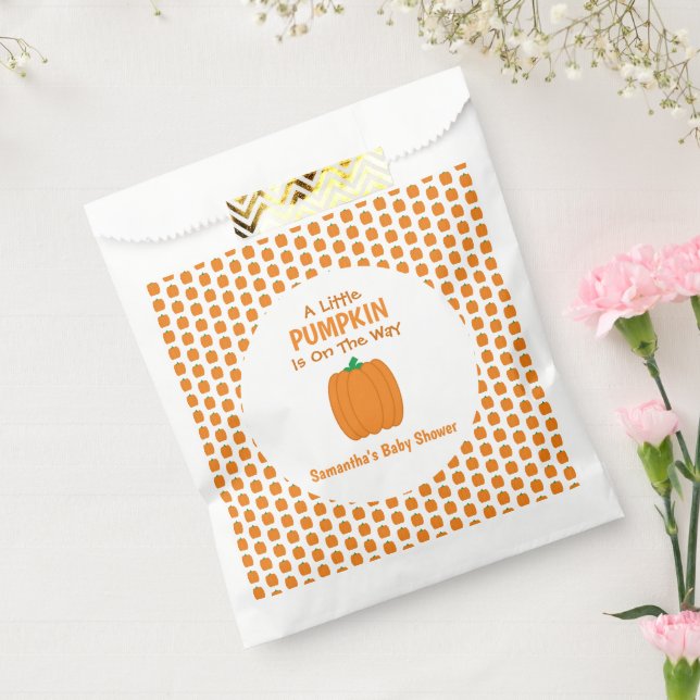 Sachets En Papier Un Petit Citrouille Est En Route (Scellé)