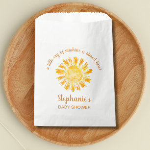 Sachets En Papier Un Petit Rayon De Baby shower Soleil