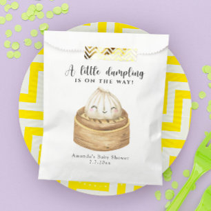 Sachets En Papier Un peu de bousculade sur le chemin du baby shower