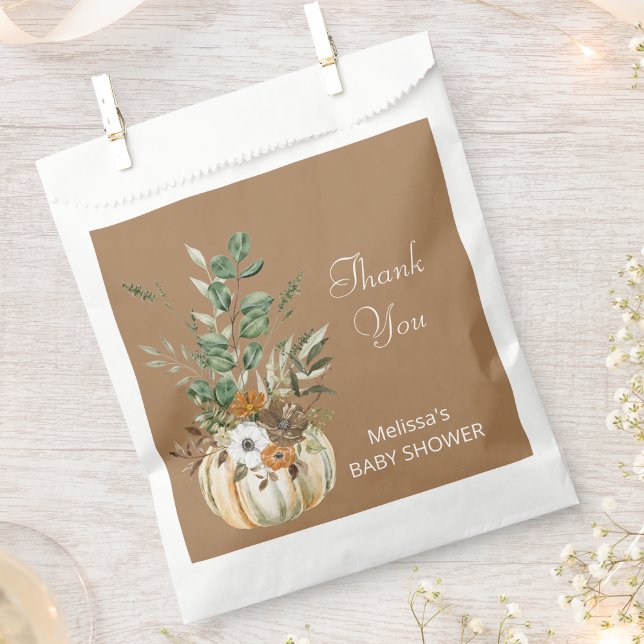 Sachets En Papier Un peu de citrouille est en route pour la floraiso (Créateur téléchargé)