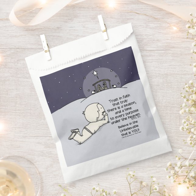 Sachets En Papier Un temps pour chaque dessein (Coupé)