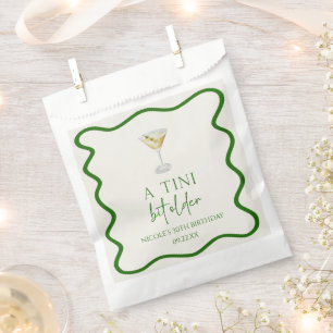 Sachets En Papier Un Tini Un Peu Plus Vieux Martini Sale Anniversair