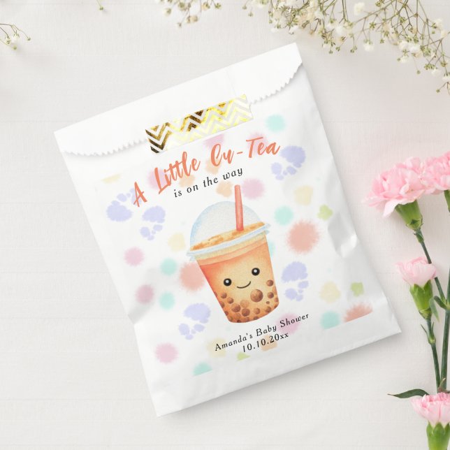 Sachets En Papier Une Baby Shower Bubble Tea Cu-Tea (Scellé)