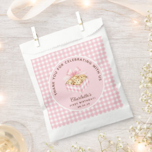 Sachets En Papier Une douce Fille Cookie Première fête d'anniversair