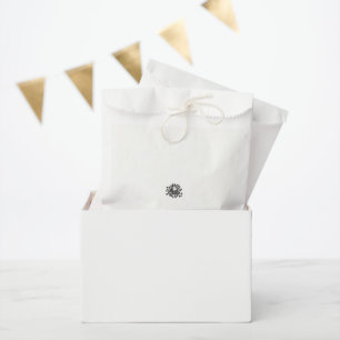 Sachets En Papier une image en noir et blanc d'un bouquet de fleurs