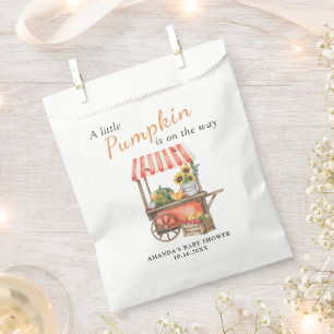 Sachets En Papier Une petite citrouille est en route Baby Shower