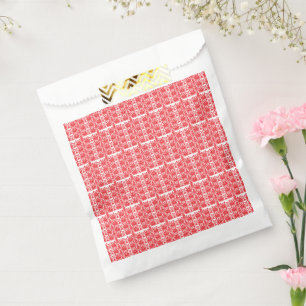 Sachets En Papier Une rose rouge vif avec des gouttes d'eau reposant