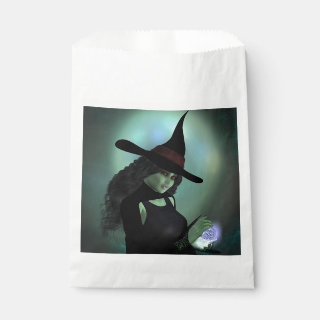 Sachets En Papier Une sorcière méchante qui fait un sort (Devant)