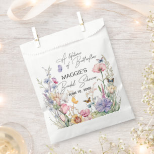 Sachets En Papier Une Vie de Papillons Fête de Mariage aux Fleurs Sa