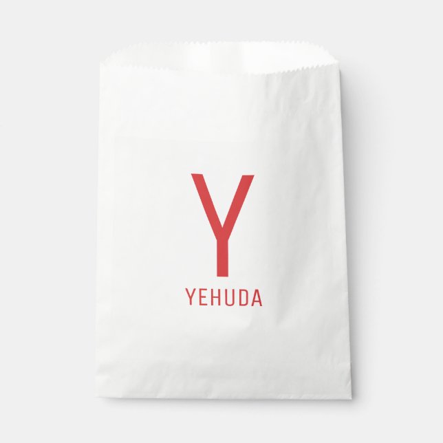Sachets En Papier Upsherin Party Favoriser le sac (Devant)