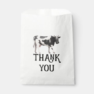 Sachets En Papier Vache Merci Agriculteur Ferme Campagne Mariage Ann