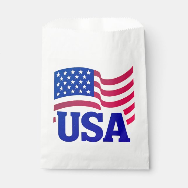 Sachets En Papier Vague d'unité des États-Unis (Devant)