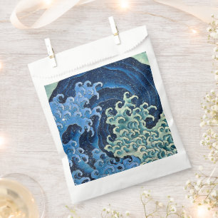 Sachets En Papier Vague féminine de Hokusai Océan Vintage