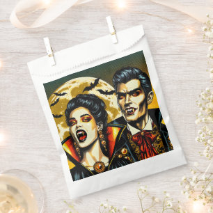 Sachets En Papier Vampires et Bats Halloween Party