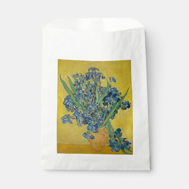 Sachets En Papier Vase Van Gogh avec Iris Classic Impressionnisme (Devant)