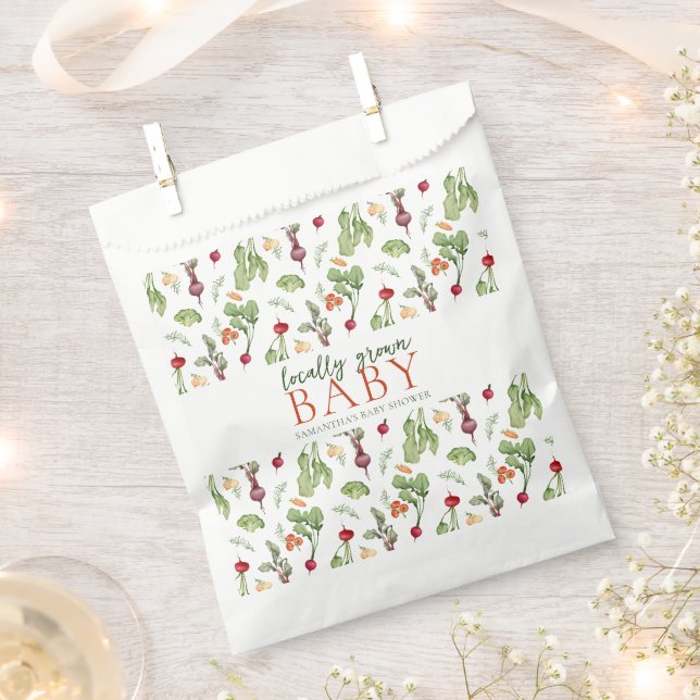 Sachets En Papier Végétaux Marché Agricole Cultivé Localement Bébé (Coupé)