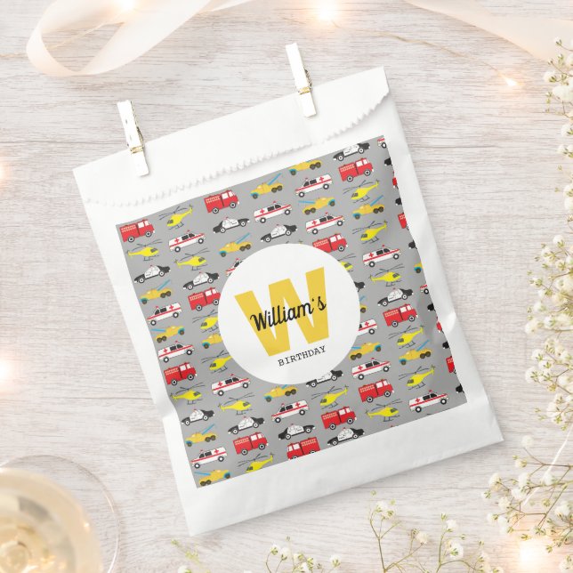 Sachets En Papier Véhicules d'urgence personnalisés Transport (Coupé)