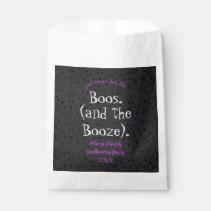 Sachets En Papier Venu pour le Boos et Booze Adult Halloween Party