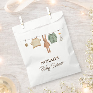 Sachets En Papier Vêtements de bébé garçon bohème minimaliste pour B