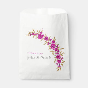 Sachets En Papier Vigne à trompette sauvage violette Jardin de fleur