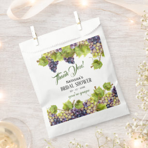 Sachets En Papier Vignoble méditerranéen de raisin