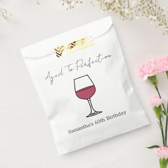 Sachets En Papier Vin de la perfection 60e anniversaire (Scellé)