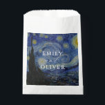 Sachets En Papier Vincent Van Gogh Mariage de nuit Starry<br><div class="desc">Sacs de faveur de mariage avec Vincent Van Gogh Starry Night peinture.</div>