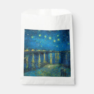 Sachets En Papier Vincent Van Gogh Nuit étoilée sur le Rhône