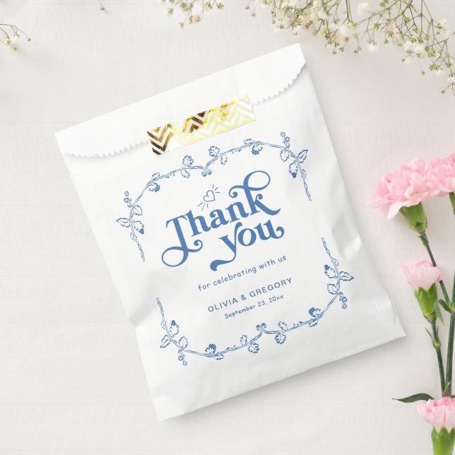 Sachets En Papier Vintage Chinoiserie Mariage antique (Scellé)