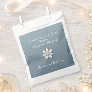 Sachets En Papier vintage crête florale mariage merci pour le sac
