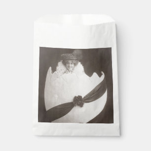 Sachets En Papier Vintage Dame aux oeufs de Pâques