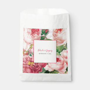 Sachets En Papier Vintage Floral & Botanique Rose Roses Mariage