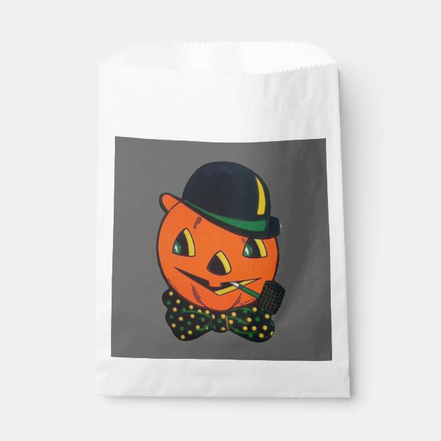 Sachets En Papier Vintage Halloween (Devant)