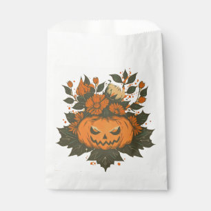Sachets En Papier Vintage/Halloween/Automne/citrouille