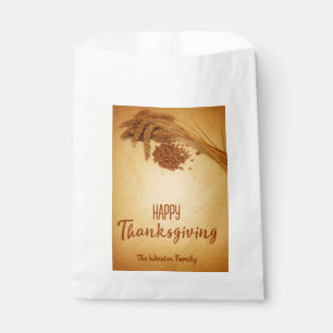 Sachets En Papier Vintage Joyeux Thanksgiving Blé Maïs